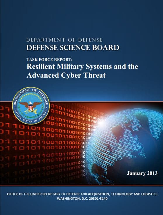 US nation’s military considered unprepared for a cyber-conflict