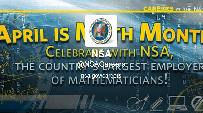 Does NSA use encoded tweets to conduct a recruiting campaign?