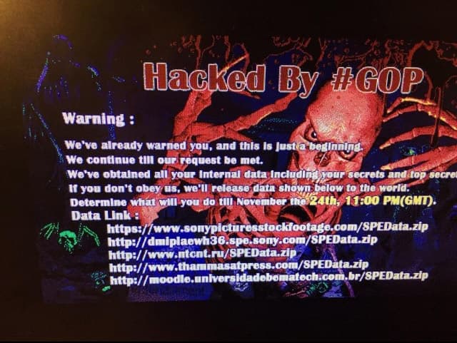 Who is GOP? Is the North Korea behind the Sony Pictures data breach?