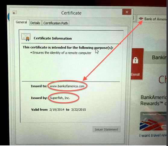 Lenovo sold laptop with pre-installed Superfish malware