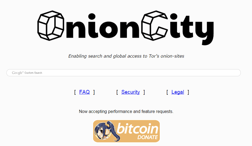 Onion.City the new search engine for the Deep Web simply use a common browser