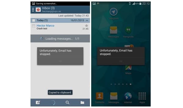 Malicious Emails Can crash some Android version of the Gmail App