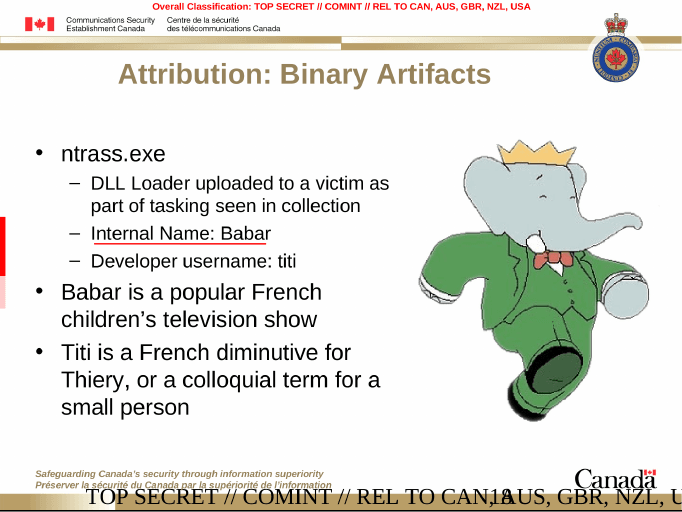 Experts spotted a 2007 variant of Babar, the spyware allegedly used by French Intelligence