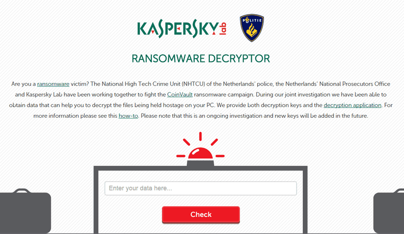 Kaspesky releases new tool to fix computers with CoinVault Ransomware