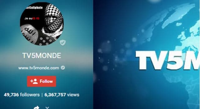 ISIS hackers belonging Cyber Caliphate team overtake French TV5Monde