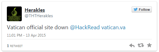 Turkish hackers took down Vatican City site for revenge against Pope’s words
