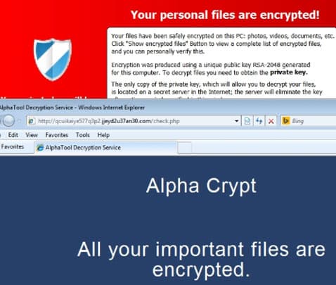 New AlphaCrypt ransomware, the new threat in the criminal underground