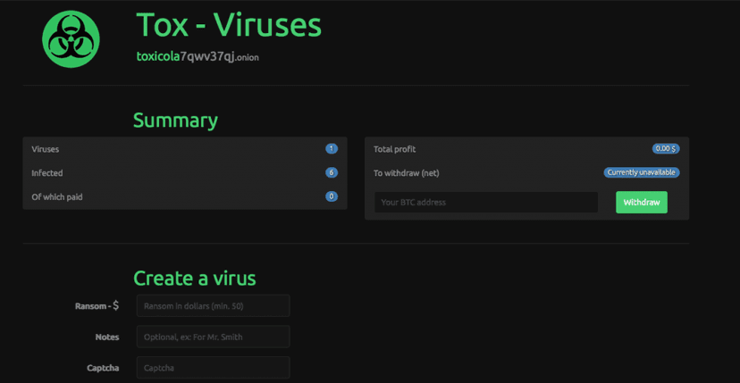 Tox, how to create your ransomware in 3 steps