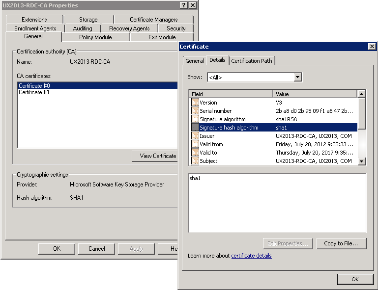 Businesses Using Millions of insecure SHA-1 Certificates