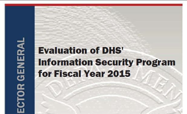 DHS Information Security Program, Dozens secret databases vulnerable to hack