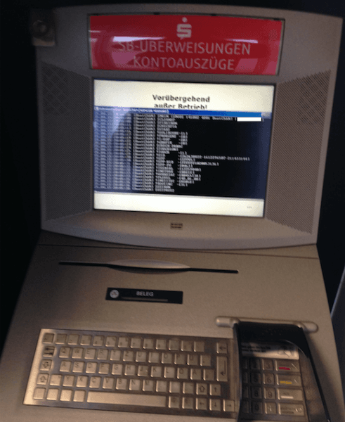 Flaws in ATMs of a German Bank open the doors to cyber attacks