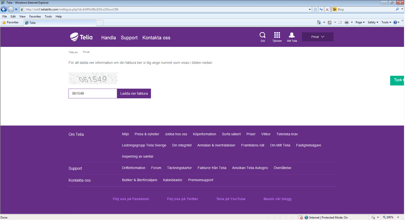 Highly targeted ransomware campaign hit Swedish Telia customers