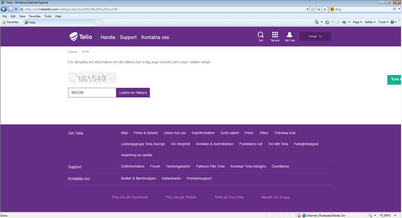 Highly targeted ransomware campaign hit Swedish Telia customers