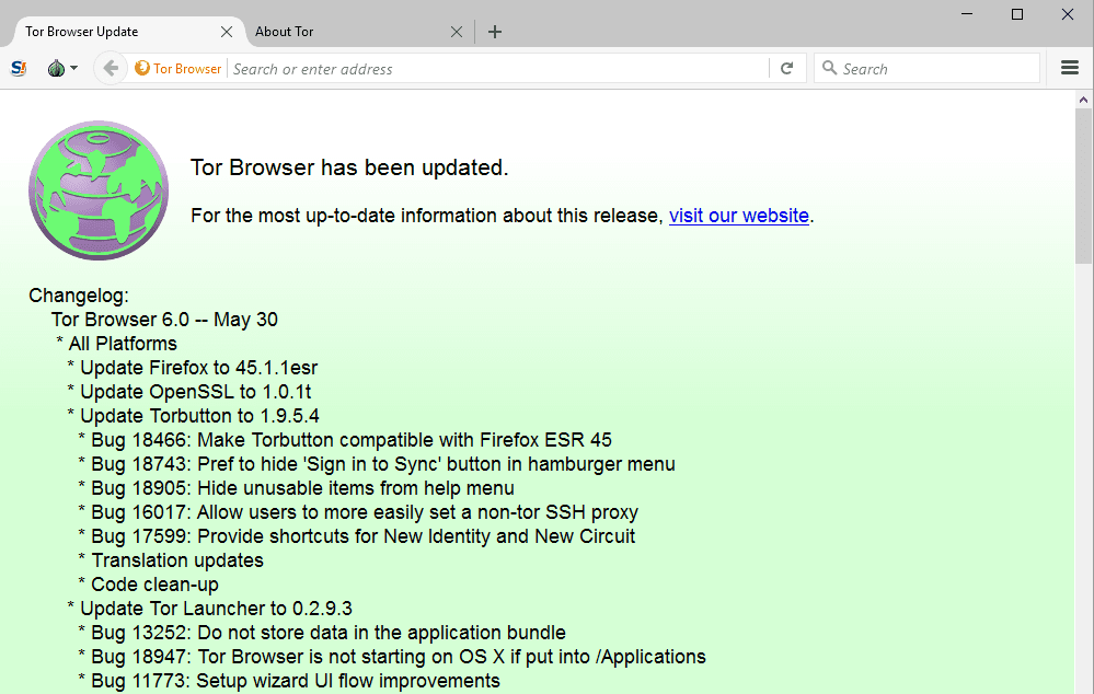 Tor Browser 6.0 is out with significant privacy and security improvements