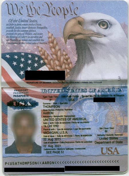 Hacking a Facebook profile with a fake passport