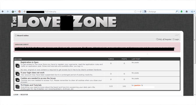 Australian Police obtained access to the Love Zone Child Porn Site and Got 30 IPs from US