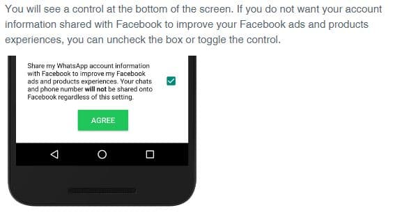 WhatsApp will share your data with Facebook. How to say no?