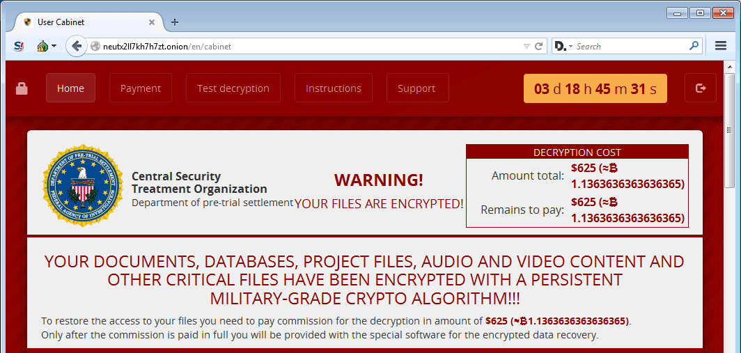CSTO Ransomware, a malware that uses UDP and Google Maps