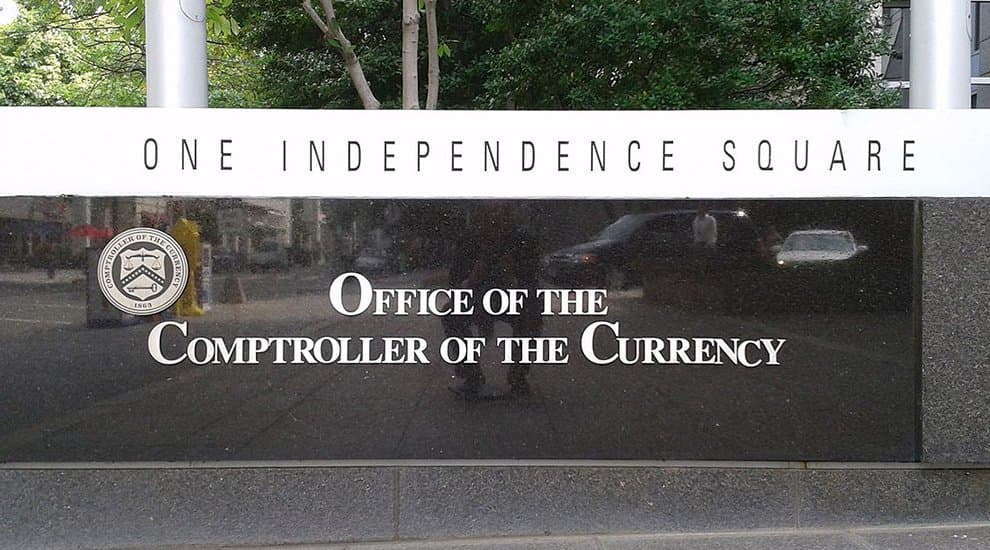 Office of the Comptroller of the Currency reported a former employee stolen data from office
