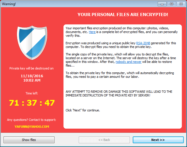 CryptoLuck Ransomware spread through the RIG-E Exploit Kit