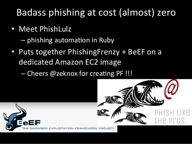 Security expert presented a PhishLulz tool for professional phishing pen test
