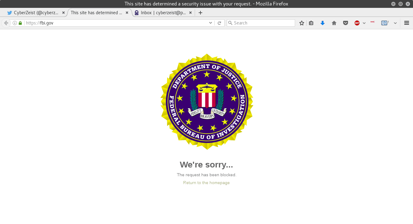 FBI website hacked by CyberZeist and data leaked online