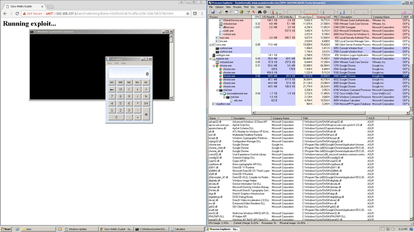 A flaw in the Cisco WebEx Extension allows Remote Code Execution