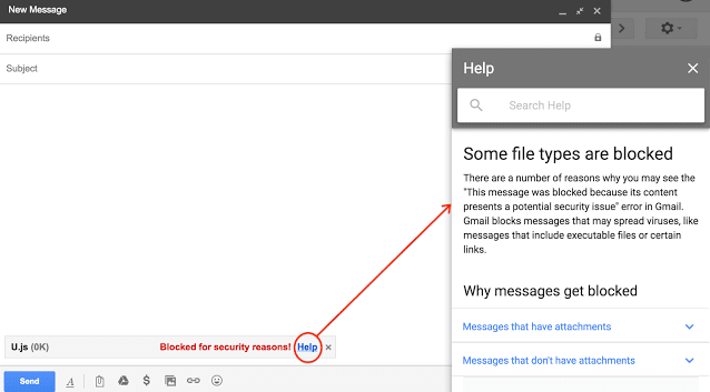 Gmail will stop allowing JavaScript (.js) file attachments starting February 13, 2017