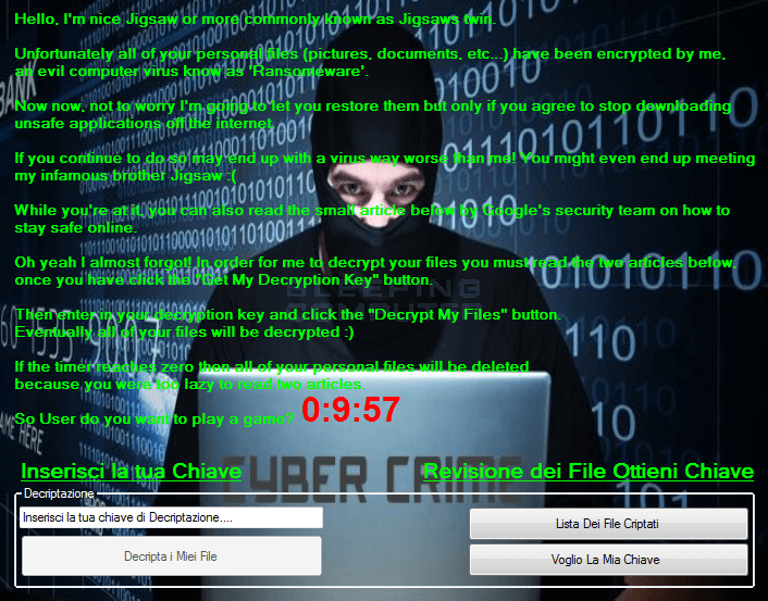 Koolova Ransomware decrypts files if victims read 2 posts about Ransomware