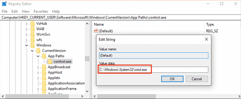 Researcher leveraged App Paths to bypass User Account Control in Windows 10