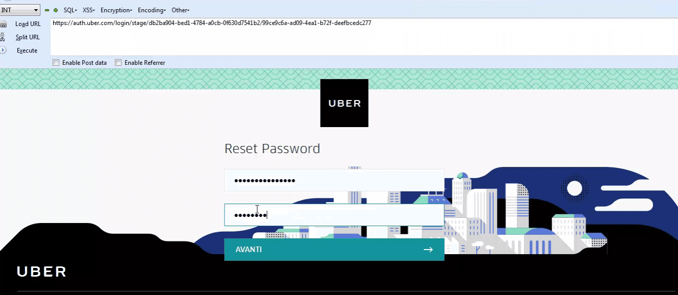 A critical Improper Authentication vulnerability in Uber allowed password reset for any account