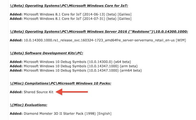 32TB of Windows 10 internal builds and portions of core source code leaked online