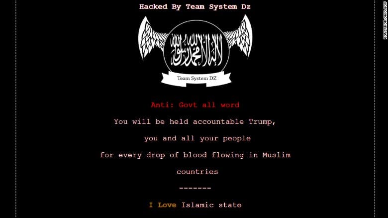 Pro-ISIS group defaced US Government websites in 3 states