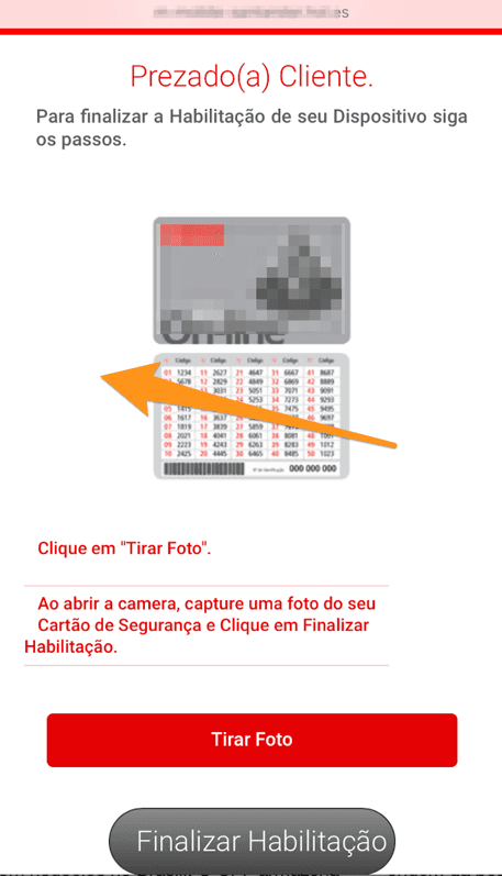 SMS Phishing induces victims to photograph its own token card