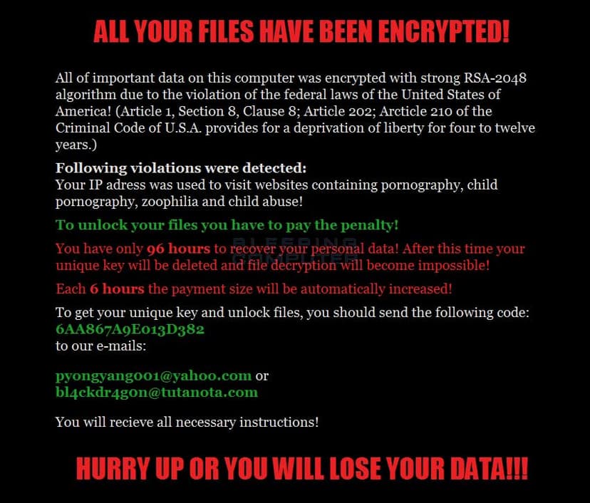 Matrix Ransomware being distributed through malvertising