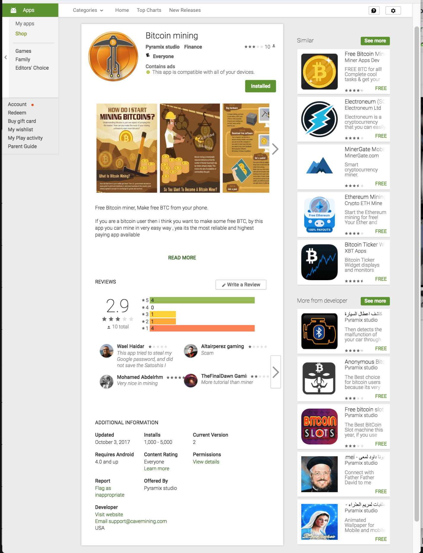 fake bitcoin wallet apps