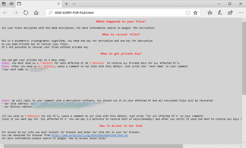 SamSam Ransomware operators earned more than US$5.9 Million since late 2015