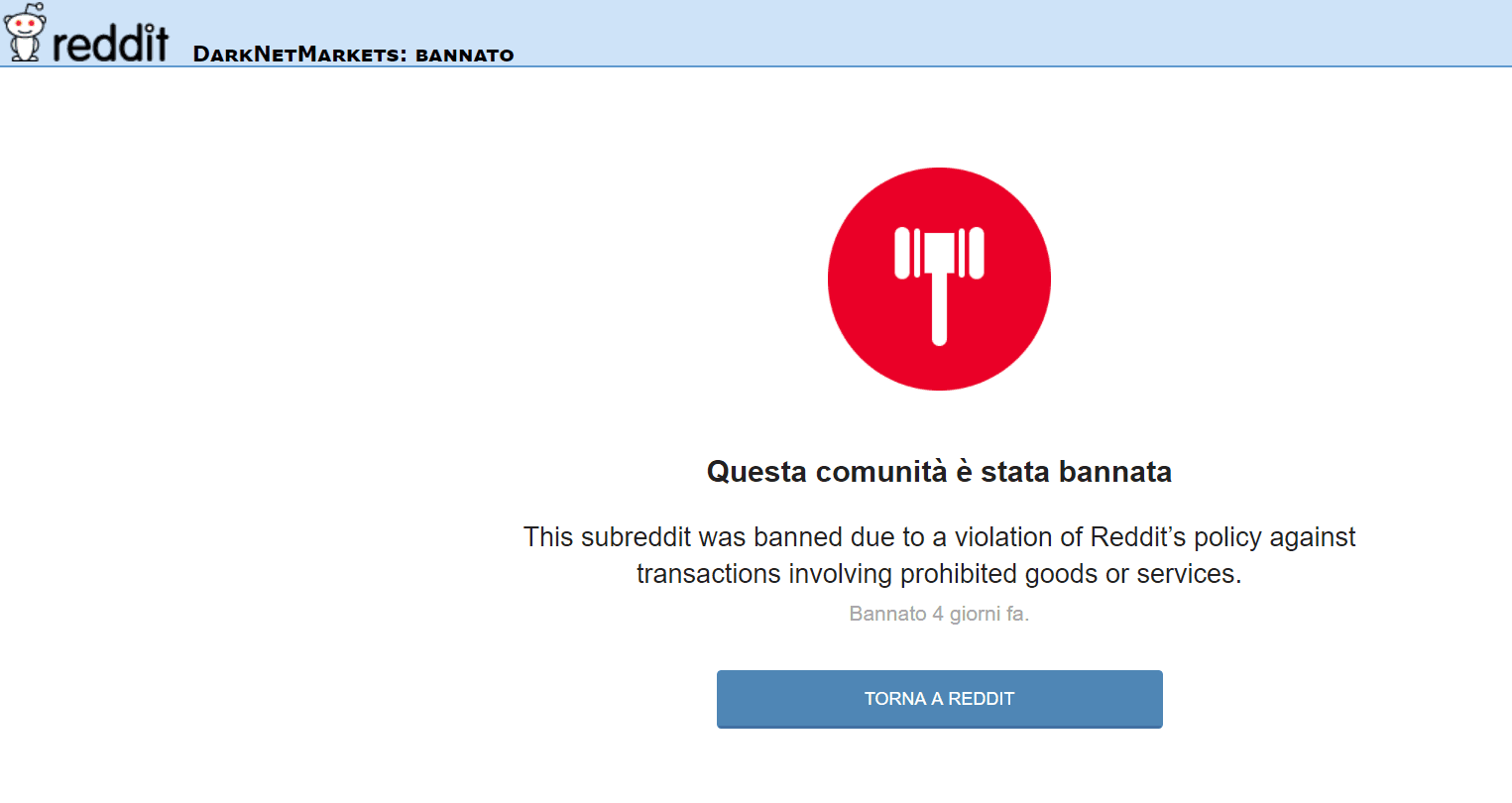 Reddit darknet markets ban