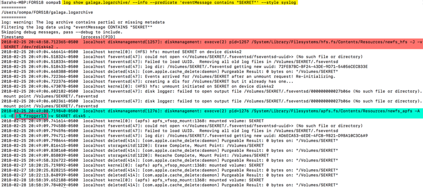 Apple macOS issues reveal passwords for APFS encrypted volumes in plaintext