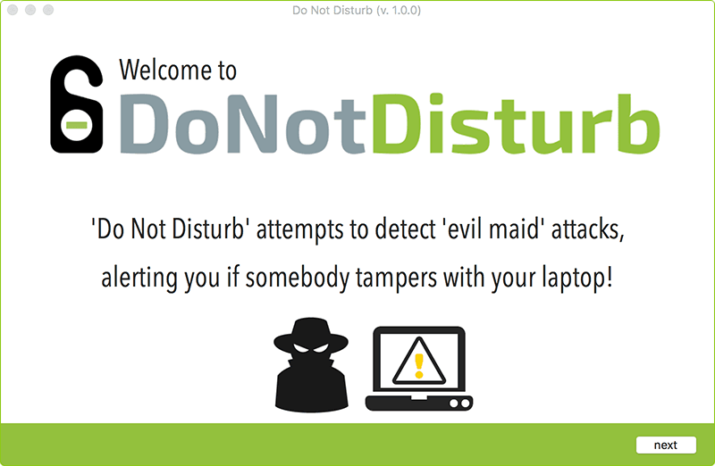 Do Not Disturb app will protect your device from evil maid attacks