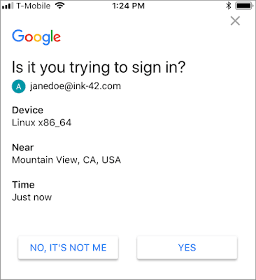 iOS users can now use Google prompt on their devices via the Gmail app