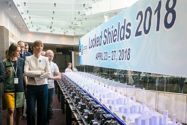 The NATO team is the winner of the cyber defence exercise Locked Shields 2018