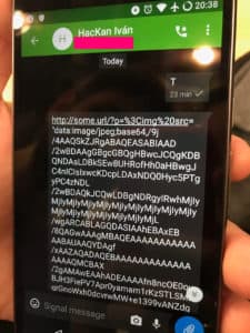 Signal xss flaw 2