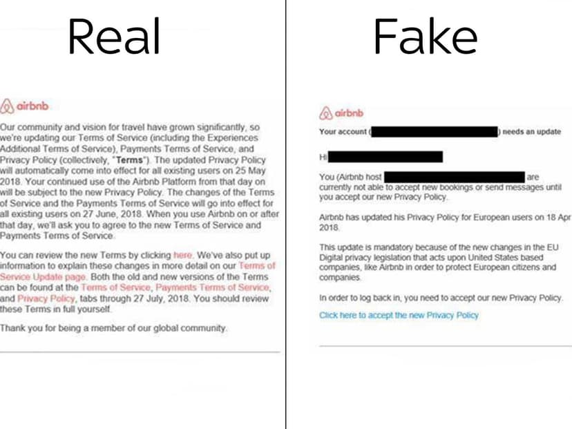 Phishing campaign aimed at Airbnb users leverages GDPR as a bait