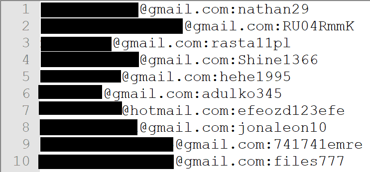 Operator at kayo.moe found a 42M Record Credential Stuffing Data ready to use
