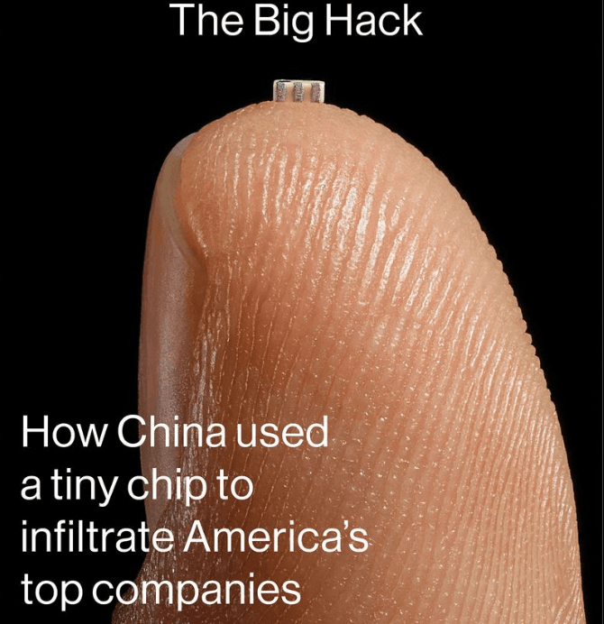 China planted tiny chips on US computers for cyber espionage