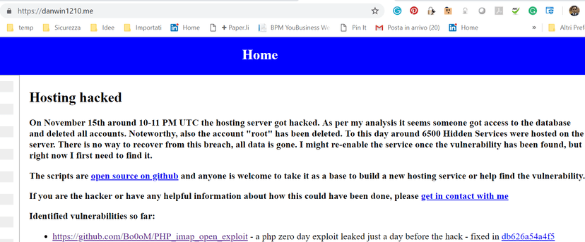 6,500+ sites deleted after Dark Web hosting provider Daniel’s Hosting hack