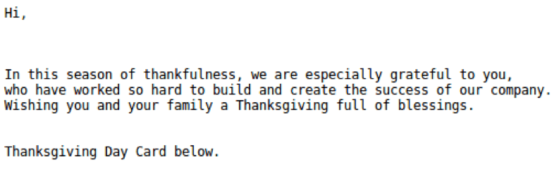 New Emotet Thanksgiving campaign differs from previous ones